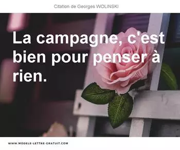 Citations Georges WOLINSKI