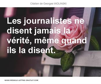 Citations Georges WOLINSKI