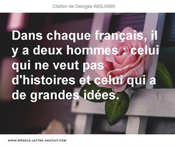 Citations Georges WOLINSKI