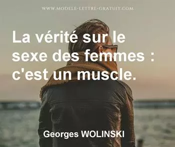 Citation de Georges WOLINSKI