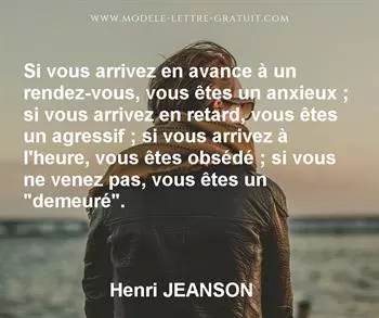 Citation de Henri JEANSON
