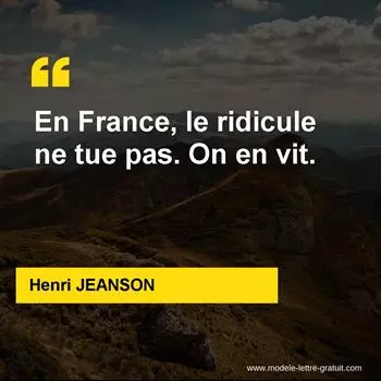 Citation Henri JEANSON