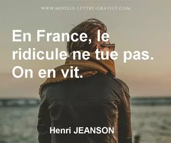 Citation de Henri JEANSON