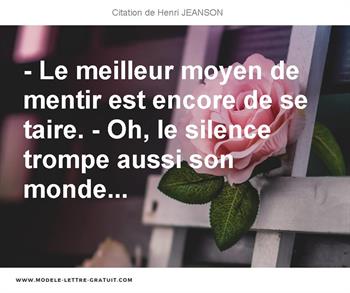 Citations Henri JEANSON