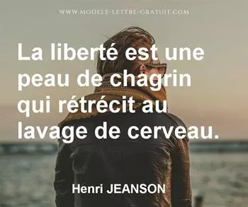 Citation de Henri JEANSON