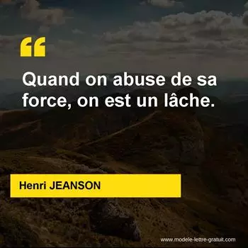 Citation Henri JEANSON