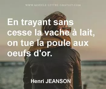 Citation de Henri JEANSON
