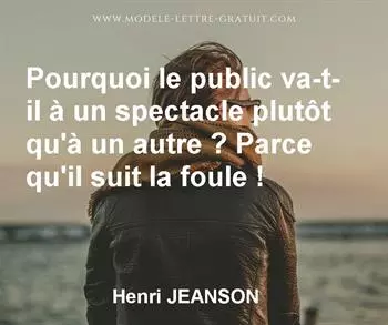 Citation de Henri JEANSON