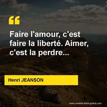 Citation Henri JEANSON