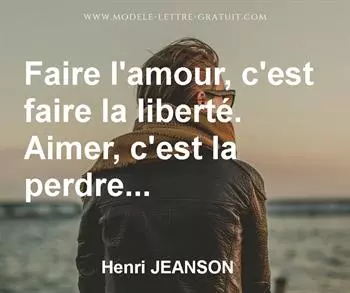 Citation de Henri JEANSON