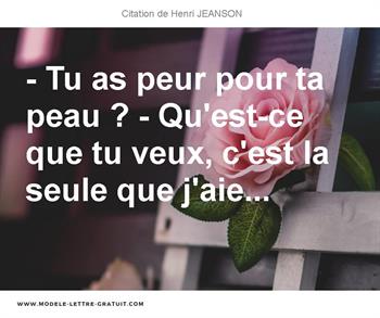 Citations Henri JEANSON