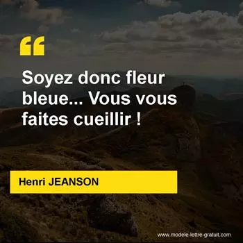 Citation Henri JEANSON