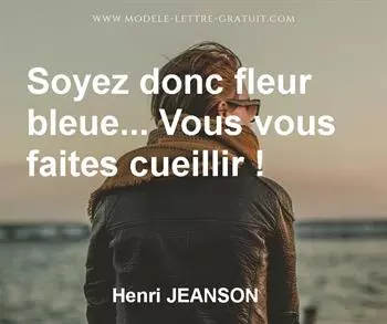 Citation de Henri JEANSON