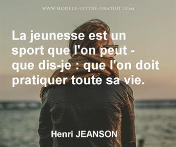 Citation de Henri JEANSON