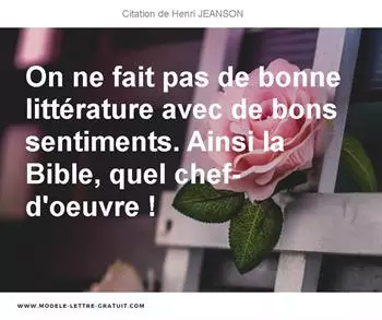 Citations Henri JEANSON