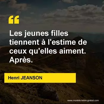 Citation Henri JEANSON