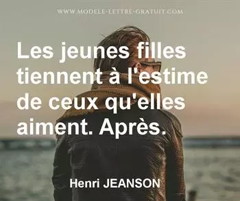 Citation de Henri JEANSON