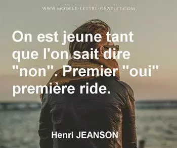 Citation de Henri JEANSON