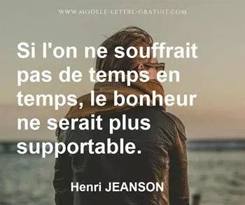 Citation de Henri JEANSON