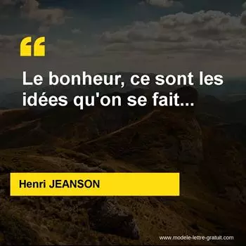 Citation Henri JEANSON