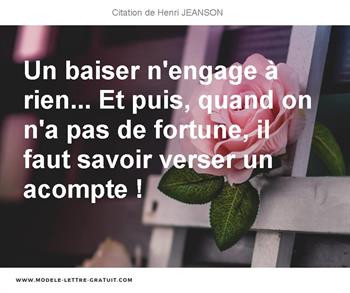 Citations Henri JEANSON