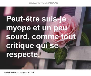 Citations Henri JEANSON