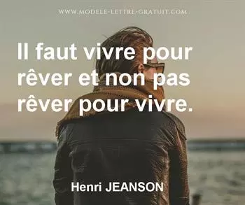 Citation de Henri JEANSON