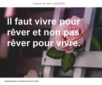 Citations Henri JEANSON