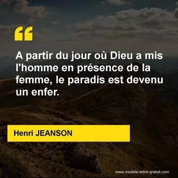 Citation Henri JEANSON