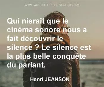 Citation de Henri JEANSON