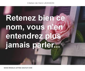 Citations Henri JEANSON