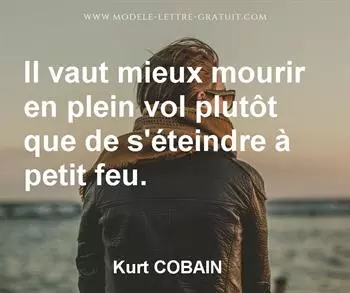 Citation de Kurt COBAIN