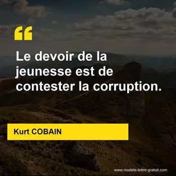 Citation Kurt COBAIN