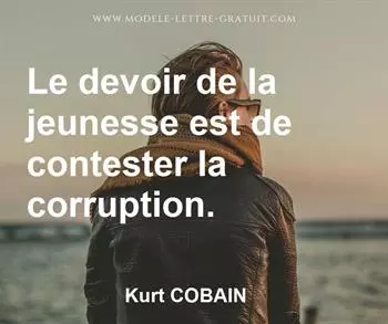 Citation de Kurt COBAIN