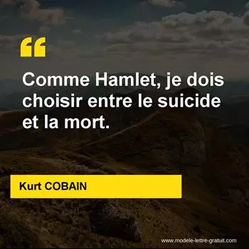 Citation Kurt COBAIN