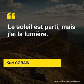 Citation Kurt COBAIN