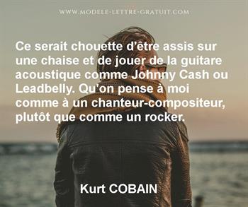 Citation de Kurt COBAIN