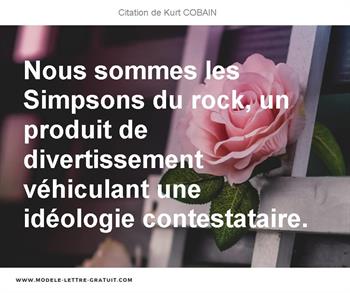Citations Kurt COBAIN