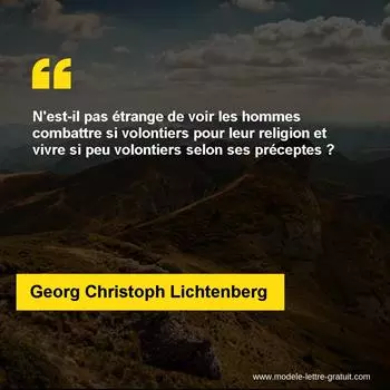 Citation Georg Christoph Lichtenberg