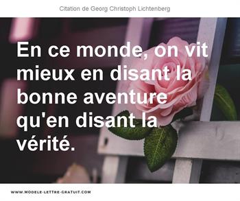 Citations Georg Christoph Lichtenberg