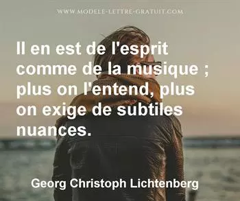 Citation de Georg Christoph Lichtenberg