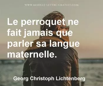 Citation de Georg Christoph Lichtenberg