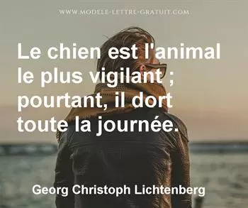 Citation de Georg Christoph Lichtenberg