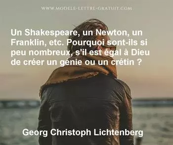 Citation de Georg Christoph Lichtenberg