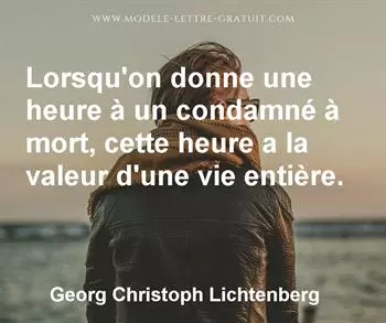 Citation de Georg Christoph Lichtenberg