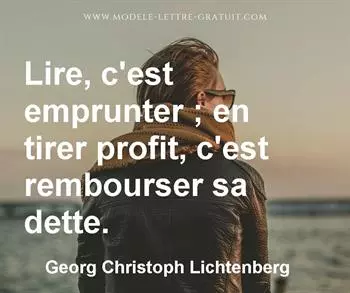 Citation de Georg Christoph Lichtenberg