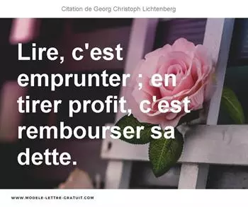 Citations Georg Christoph Lichtenberg