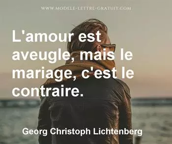 Citation de Georg Christoph Lichtenberg