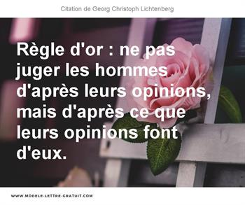 Citations Georg Christoph Lichtenberg