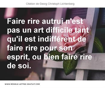 Citations Georg Christoph Lichtenberg